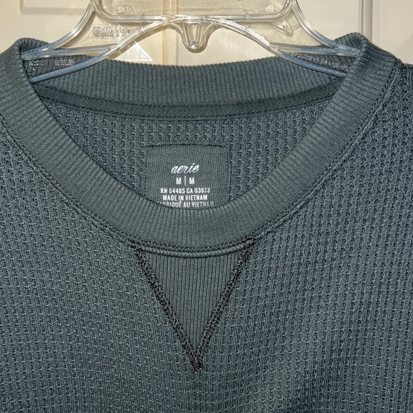 Aerie The Sweat Waffle Crew Neck Sweatshirt - Picture 3 of 5